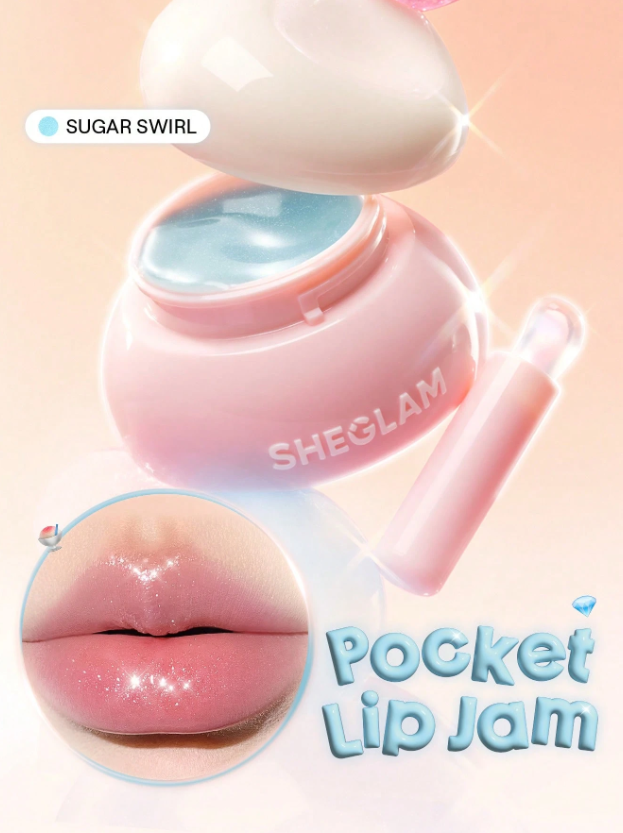 Shein - SHEGLAM Hydra Jelly Pocket Lip Jam- Sugar swirl