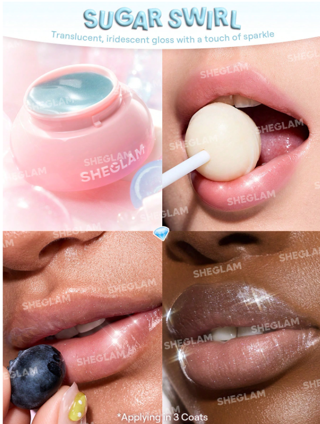 Shein - SHEGLAM Hydra Jelly Pocket Lip Jam- Sugar swirl