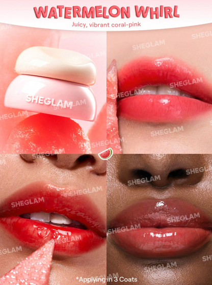 Shein - SHEGLAM Hydra Jelly Pocket Lip Jam- Watermelon Whirl