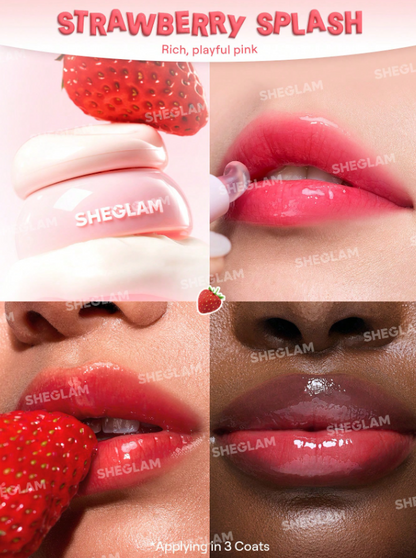 Shein - SHEGLAM Hydra Jelly Pocket Lip Jam- Strawberry Splash