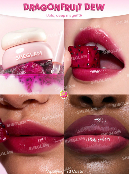 Shein - SHEGLAM Hydra Jelly Pocket Lip Jam- Dragon Fruit Dew