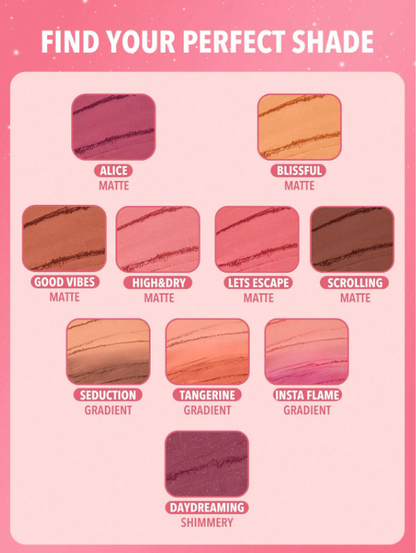 Shein - SHEGLAM Divine Flush Matte Blush Powder - Alice