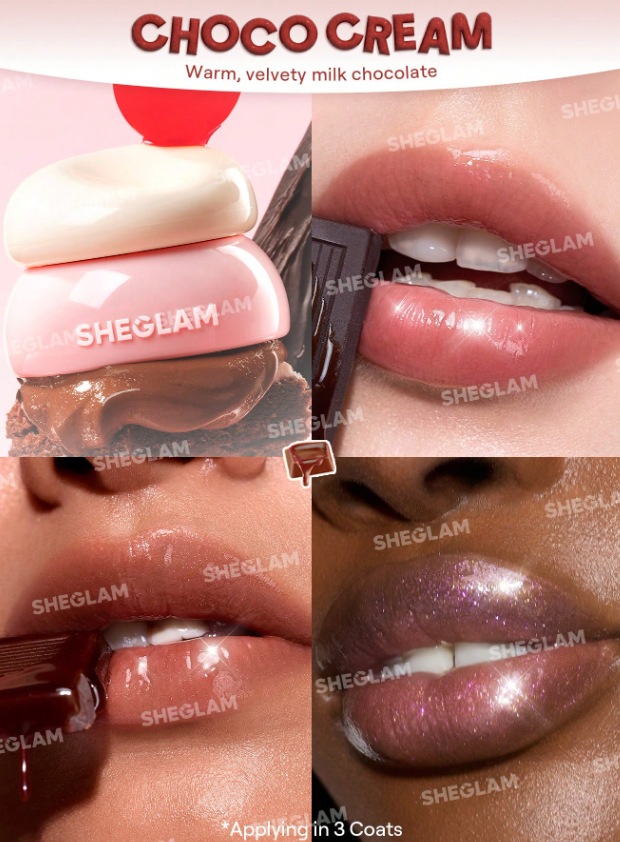 Shein - SHEGLAM Hydra Jelly Pocket Lip Jam- Choco Cream