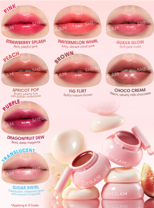 Shein - SHEGLAM Hydra Jelly Pocket Lip Jam- Choco Cream