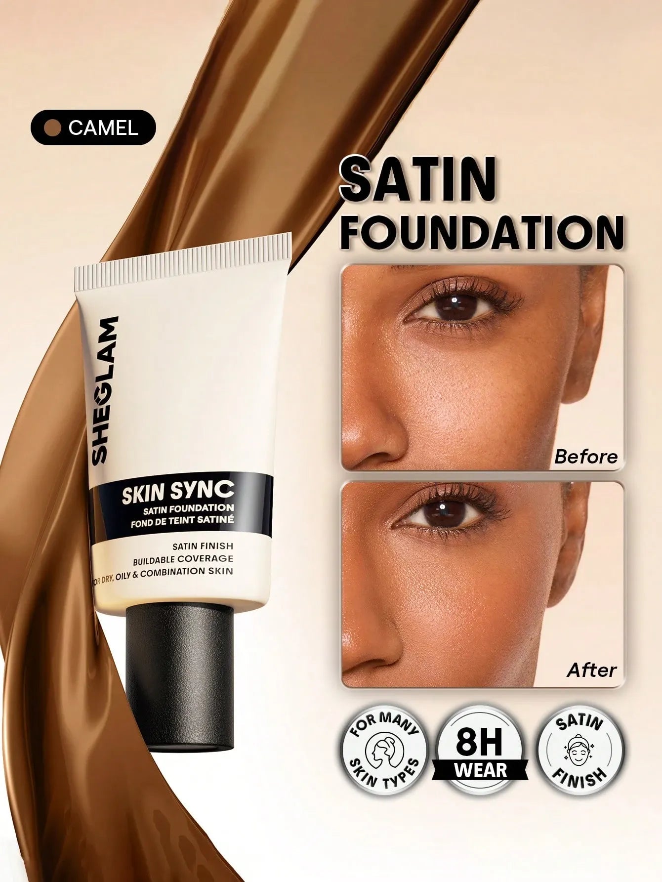 Sheglam - Skin Sync Satin Foundation