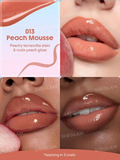 SHEGLAM - Line To Shine Peel-Off Lip Stain & Gloss Duo