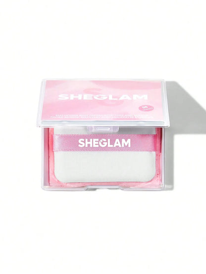 SHEGLAM - Mattifying Blot Papers With Puff And Mirror 50 Pcs-Rose Portable Oil Control Film Absorb Excess Oil Makeup Friendly