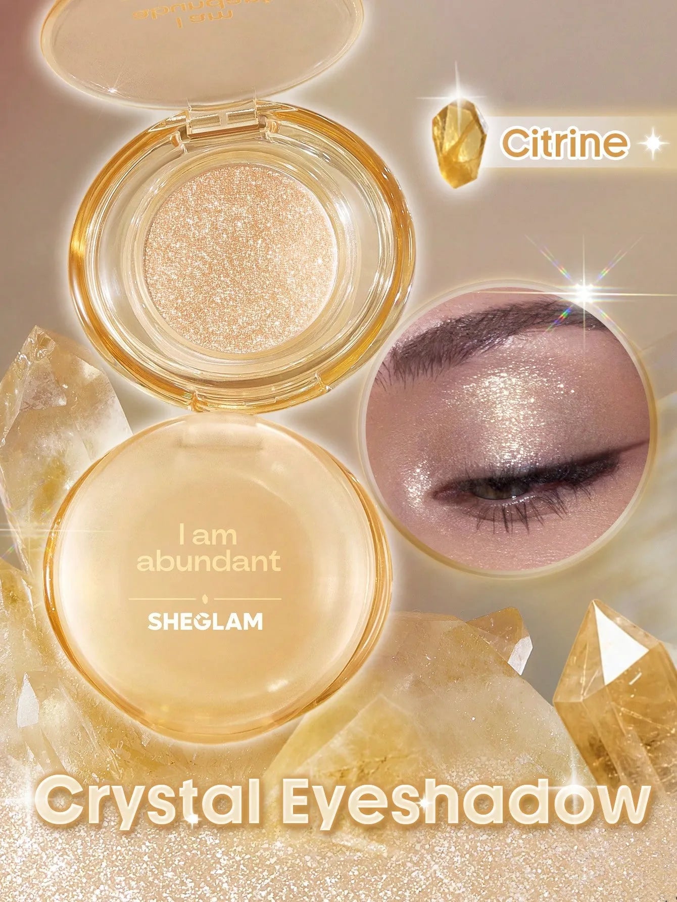SHEGLAM - Crystal Intentions Manifesting Glow Glitter Eyeshadow