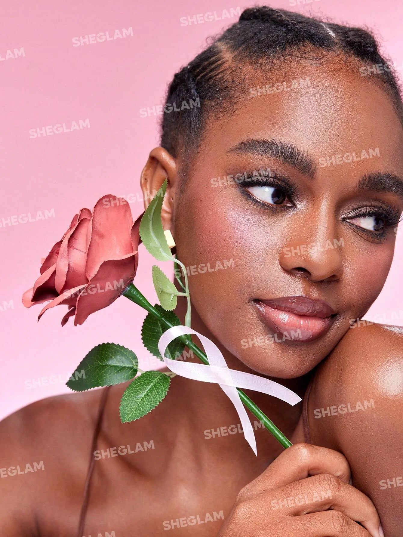 Shein - SHEGLAM Pink Ribbon Rose Blush Powder Blush