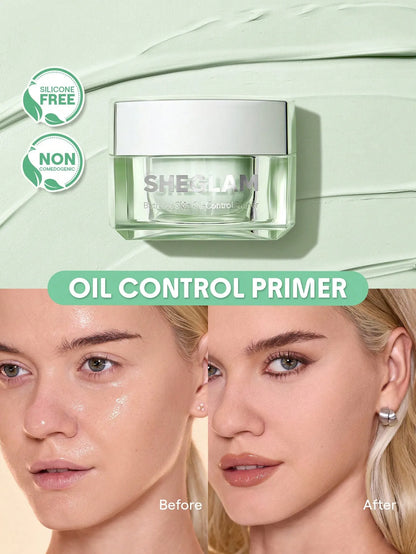 SHEGLAM - Birthday Skin Oil-Control Primer - Green