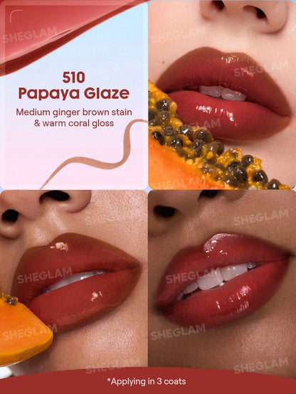 SHEGLAM - Line To Shine Peel-Off Lip Stain & Gloss Duo
