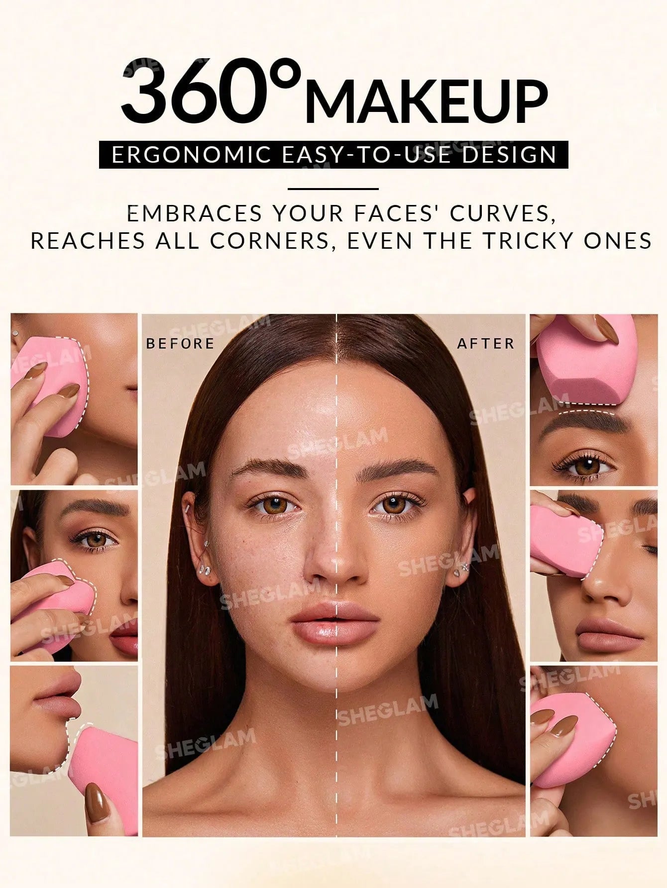 SHEGLAM - Multi-Faceted Makeup Sponge
