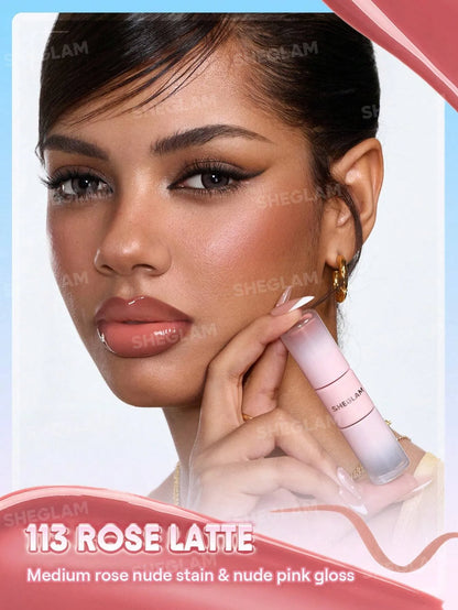 SHEGLAM - Line To Shine Peel-Off Lip Stain & Gloss Duo