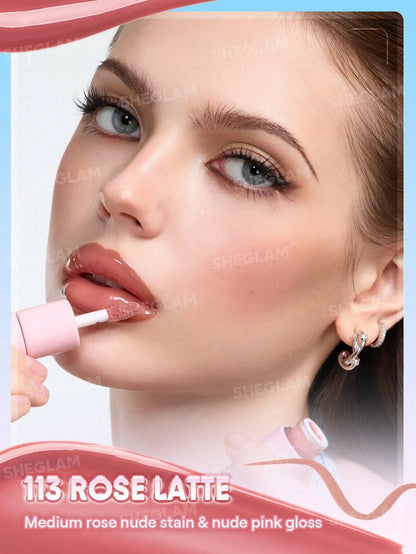 SHEGLAM - Line To Shine Peel-Off Lip Stain & Gloss Duo