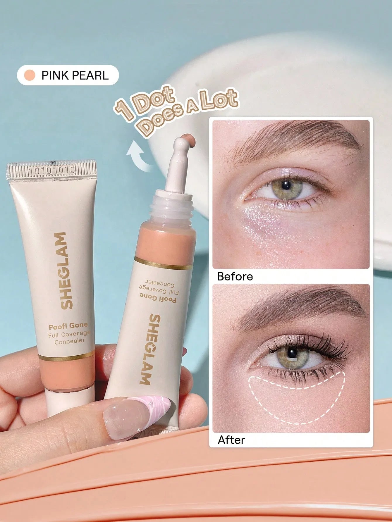 Sheglam - Poof! Gone Full Coverage Concealer