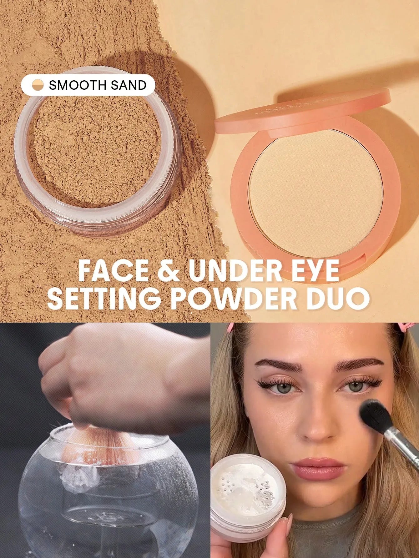SHEGLAM - Insta-Ready Face & Under Eye Setting Powder Duo