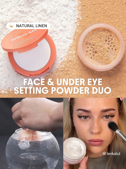 SHEGLAM - Insta-Ready Face & Under Eye Setting Powder Duo
