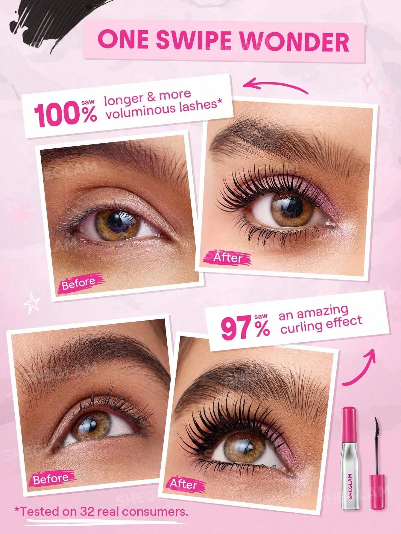 Sheglam -  Lashlighter Up & Out Mascara