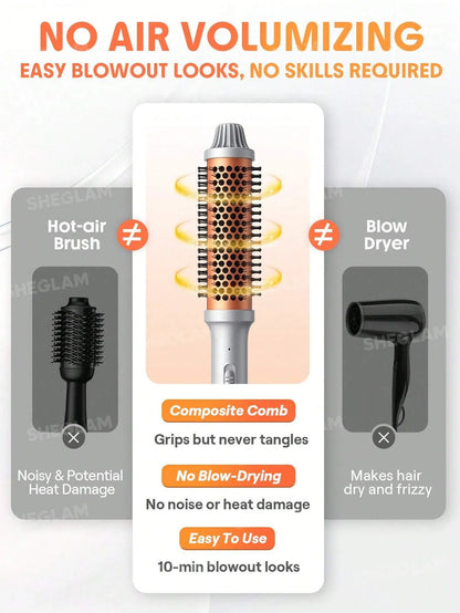 Sheglam - Hair It - Curl Thermal Blowout Brush 32Mm Uk Plug