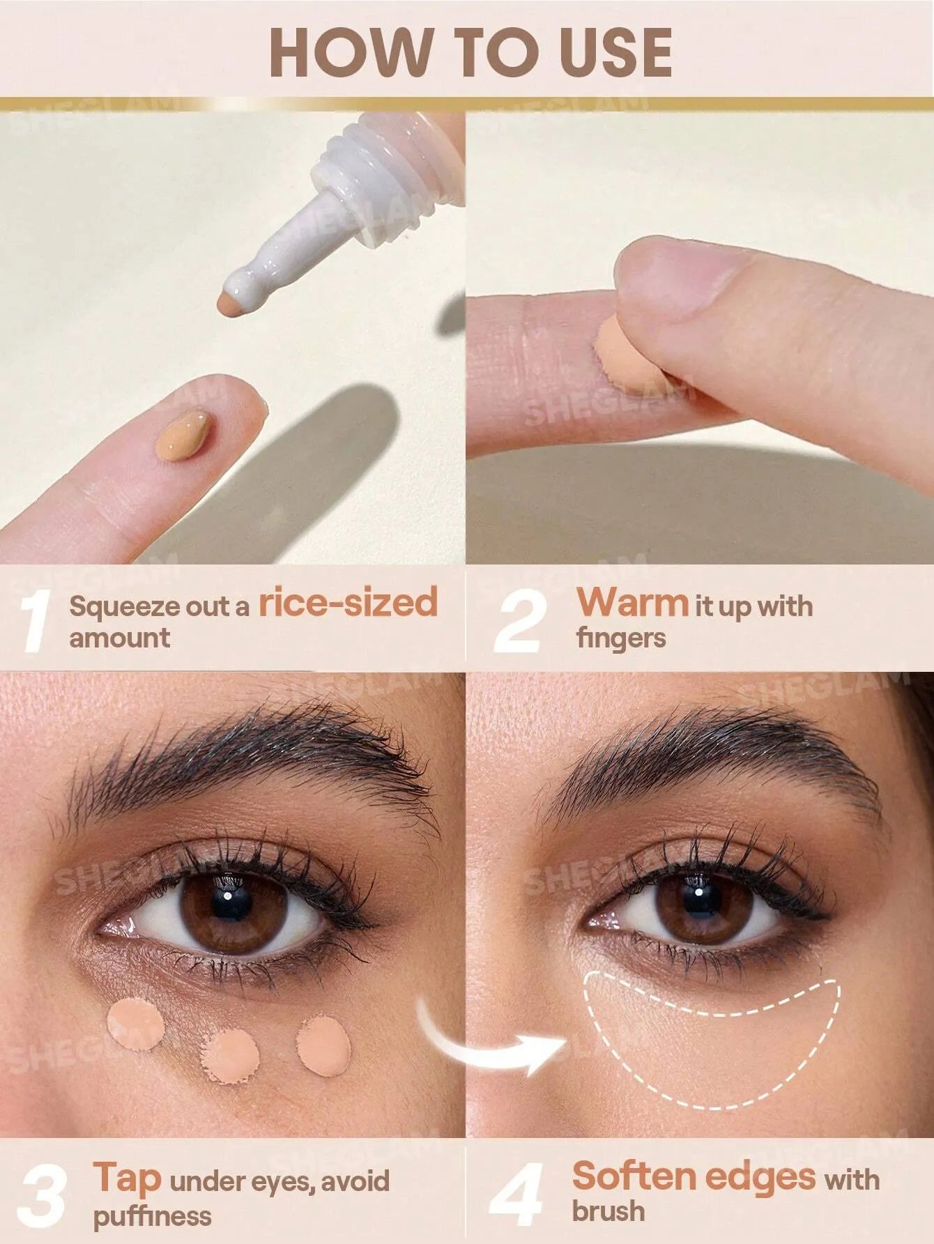 Sheglam - Poof! Gone Full Coverage Concealer