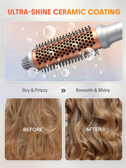 Sheglam - Hair It - Curl Thermal Blowout Brush 32Mm Uk Plug
