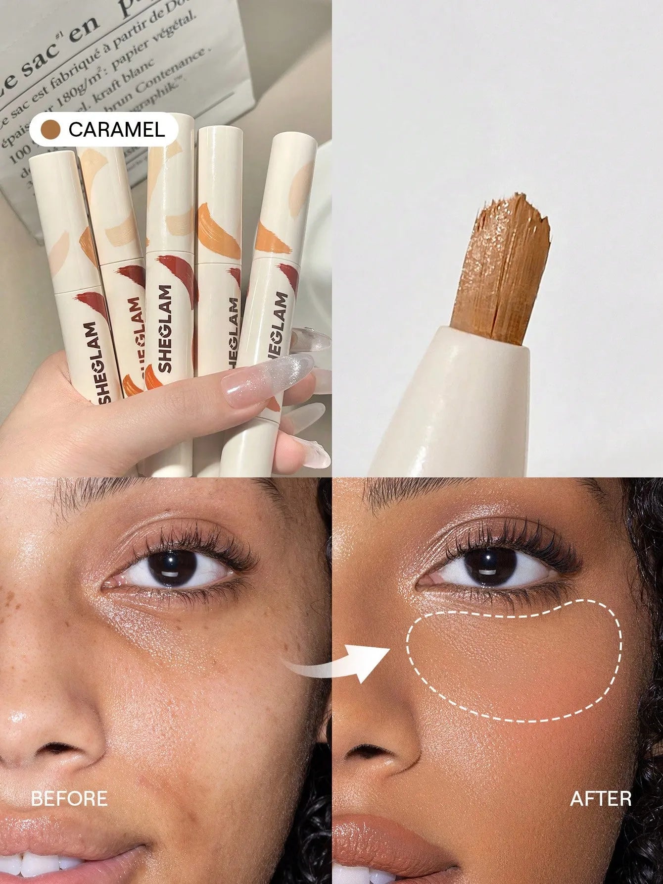 Sheglam - Perfect Skin High Coverage Concealer