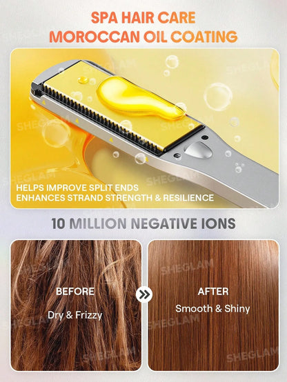 Sheglam - Hair Sleek Chic Wide Glide Straightener,1.5Inch Wide-Plate Hair Straightener