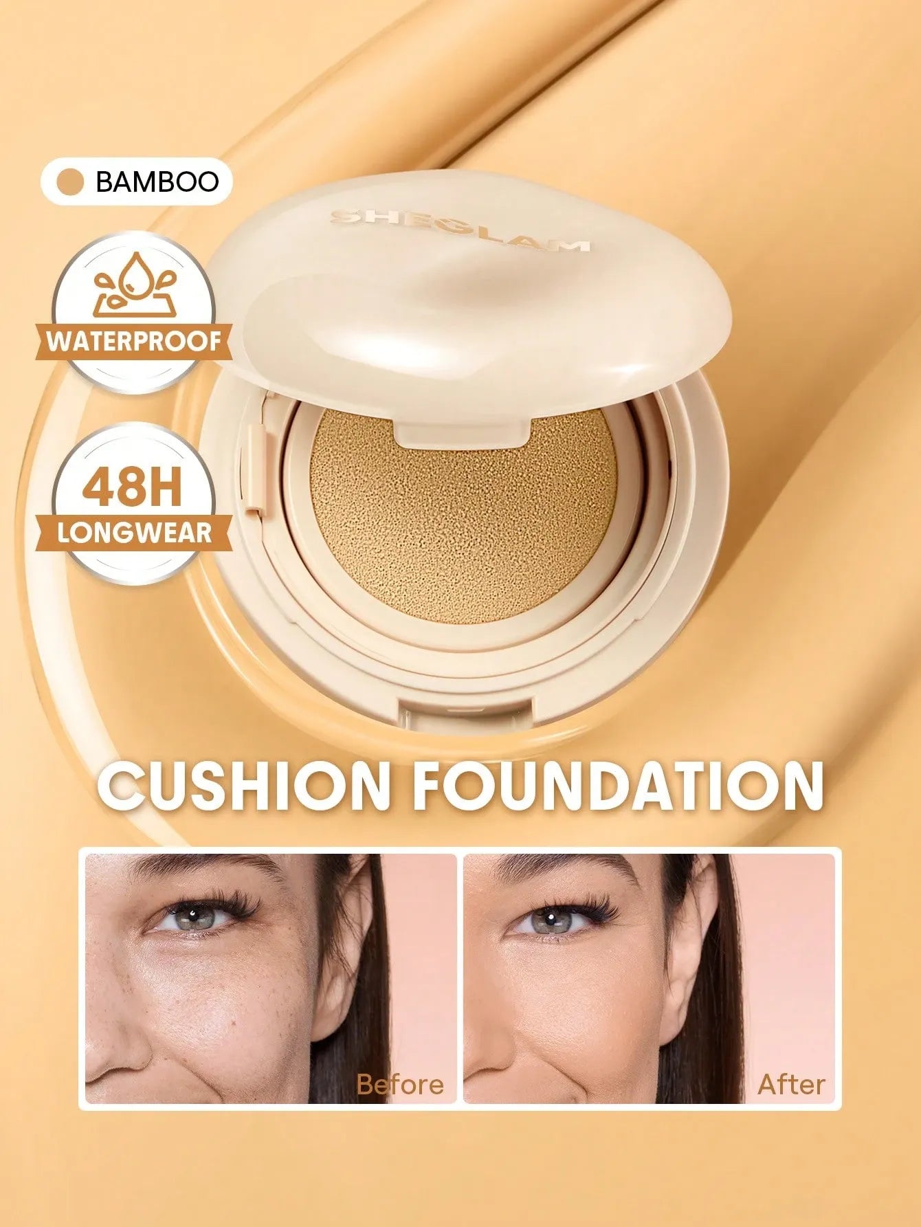 Sheglam - Lock & Go Long-Lasting Cushion Foundation