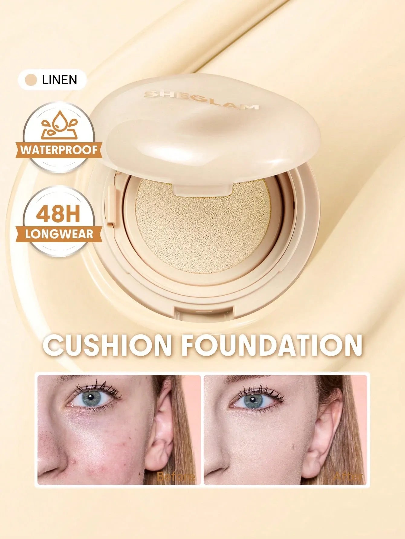 Sheglam - Lock & Go Long-Lasting Cushion Foundation