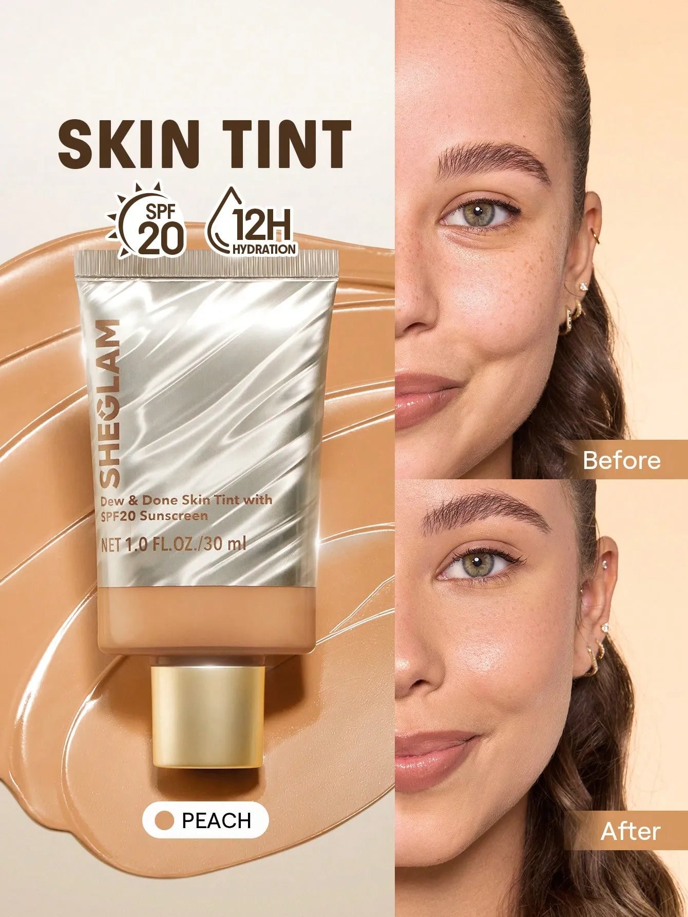 SHEGLAM - Dew & Done Skin Tint With SPF20