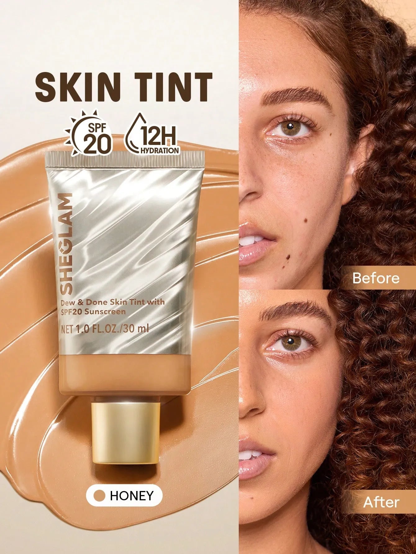 SHEGLAM - Dew & Done Skin Tint With SPF20