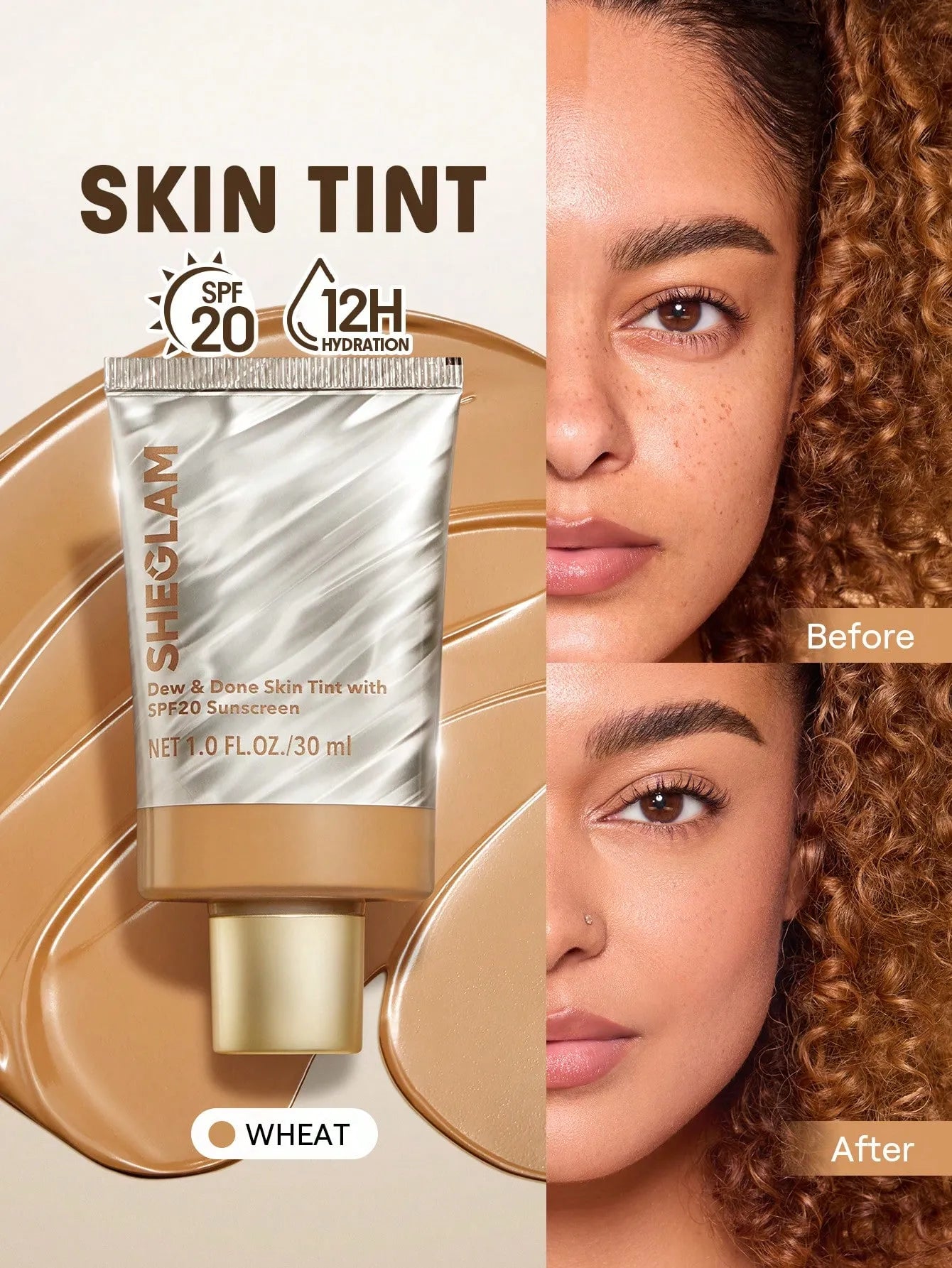 SHEGLAM - Dew & Done Skin Tint With SPF20