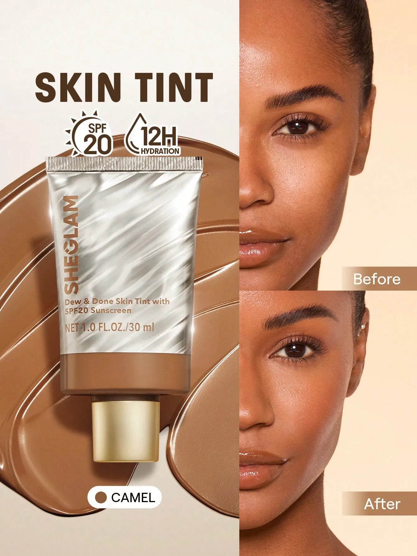SHEGLAM - Dew & Done Skin Tint With SPF20