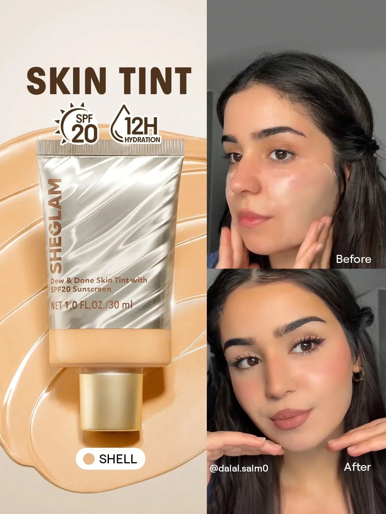 SHEGLAM - Dew & Done Skin Tint With SPF20