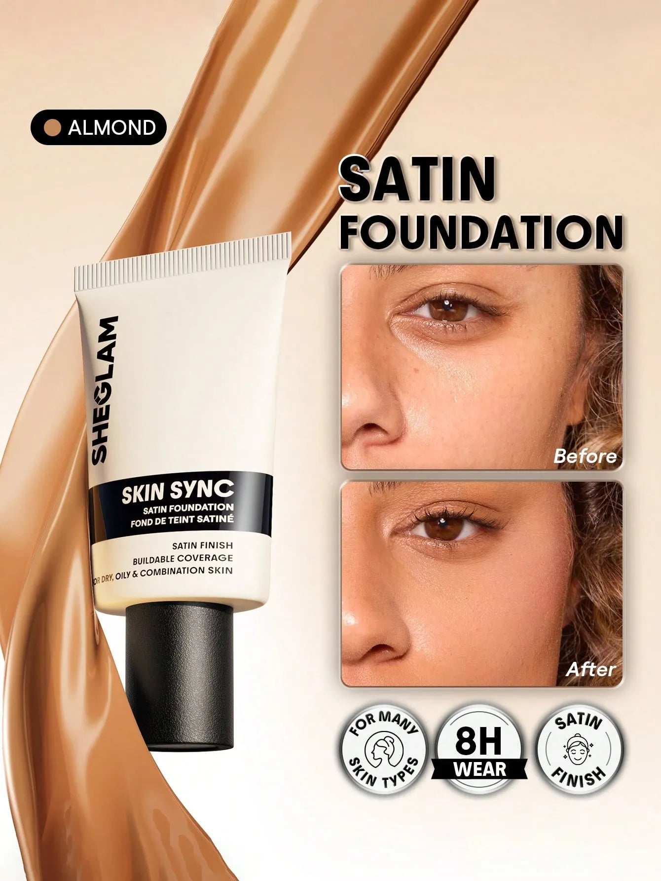 Sheglam - Skin Sync Satin Foundation