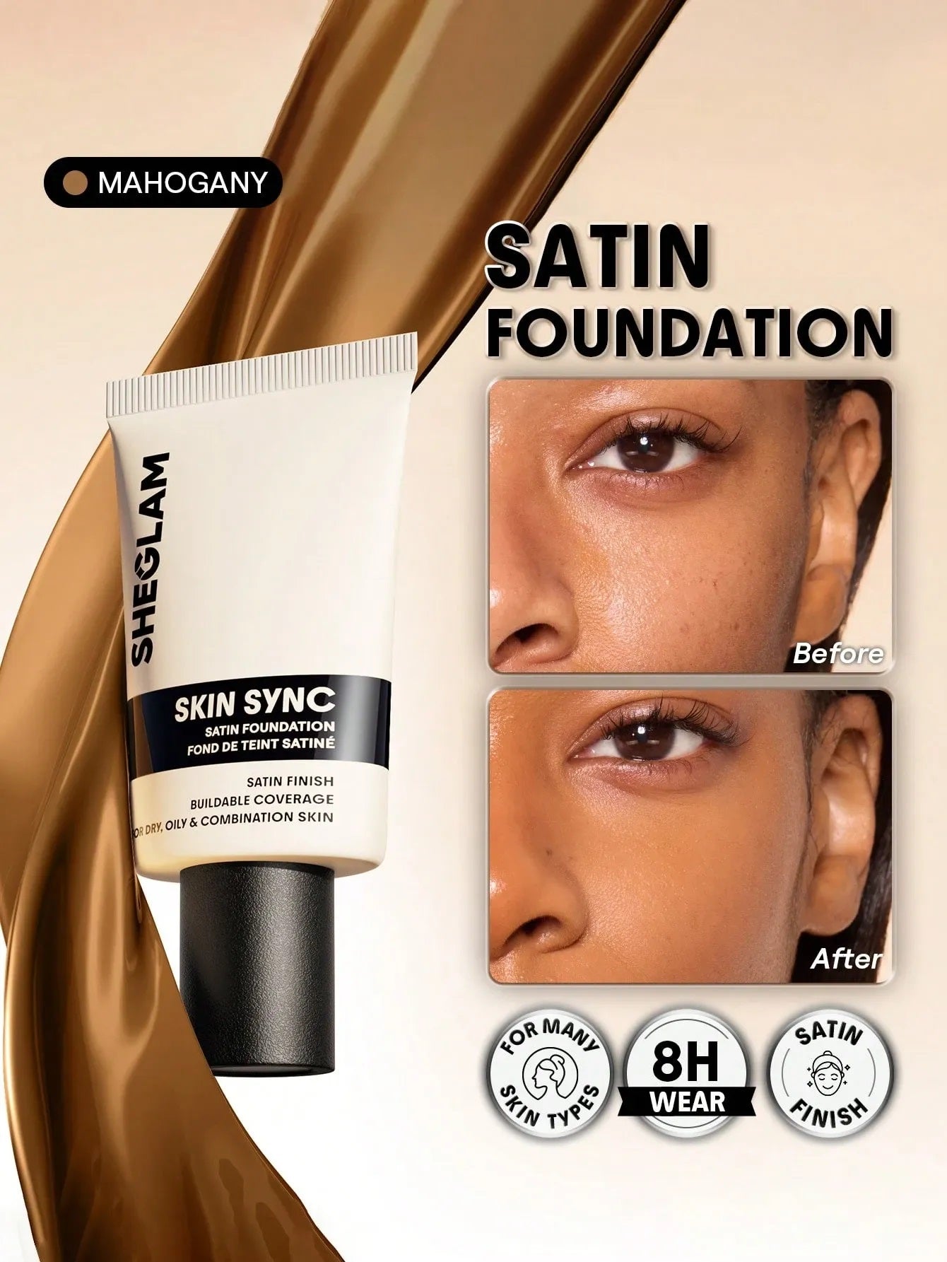 Sheglam - Skin Sync Satin Foundation
