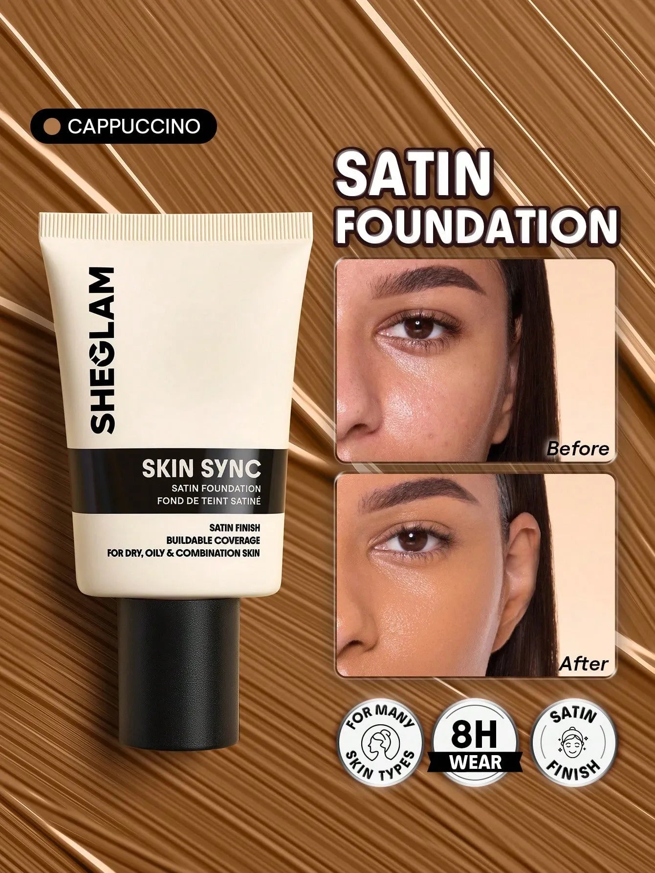 Sheglam - Skin Sync Satin Foundation