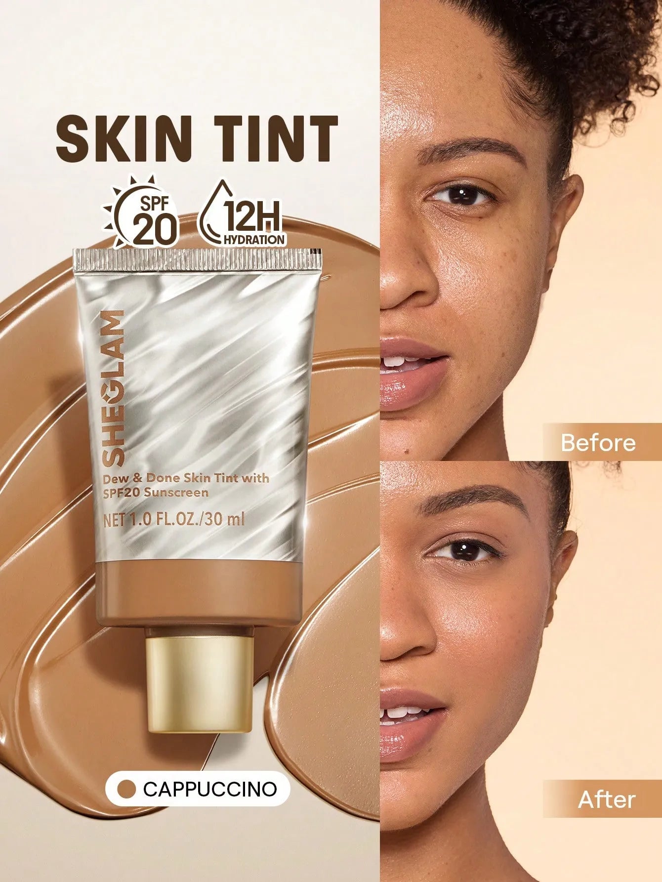SHEGLAM - Dew & Done Skin Tint With SPF20