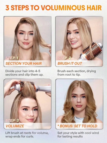 Sheglam - Hair Blowout Bliss Volumizing Hot Air Brush Uk Plug
