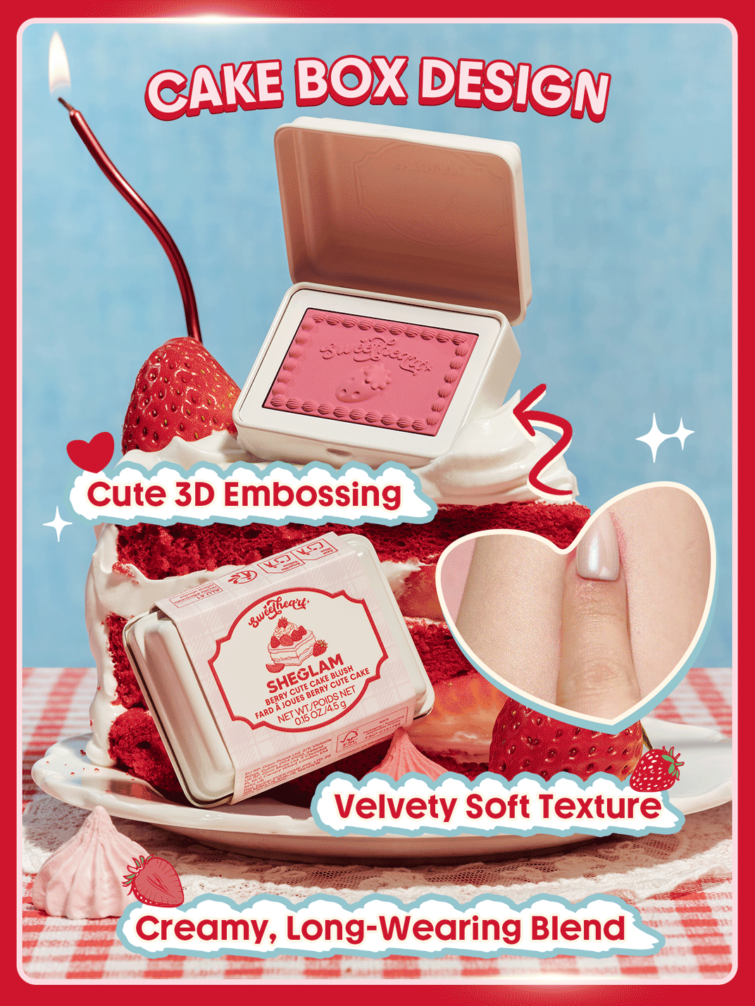 Sheglam -  Berry Cute Cake Blush