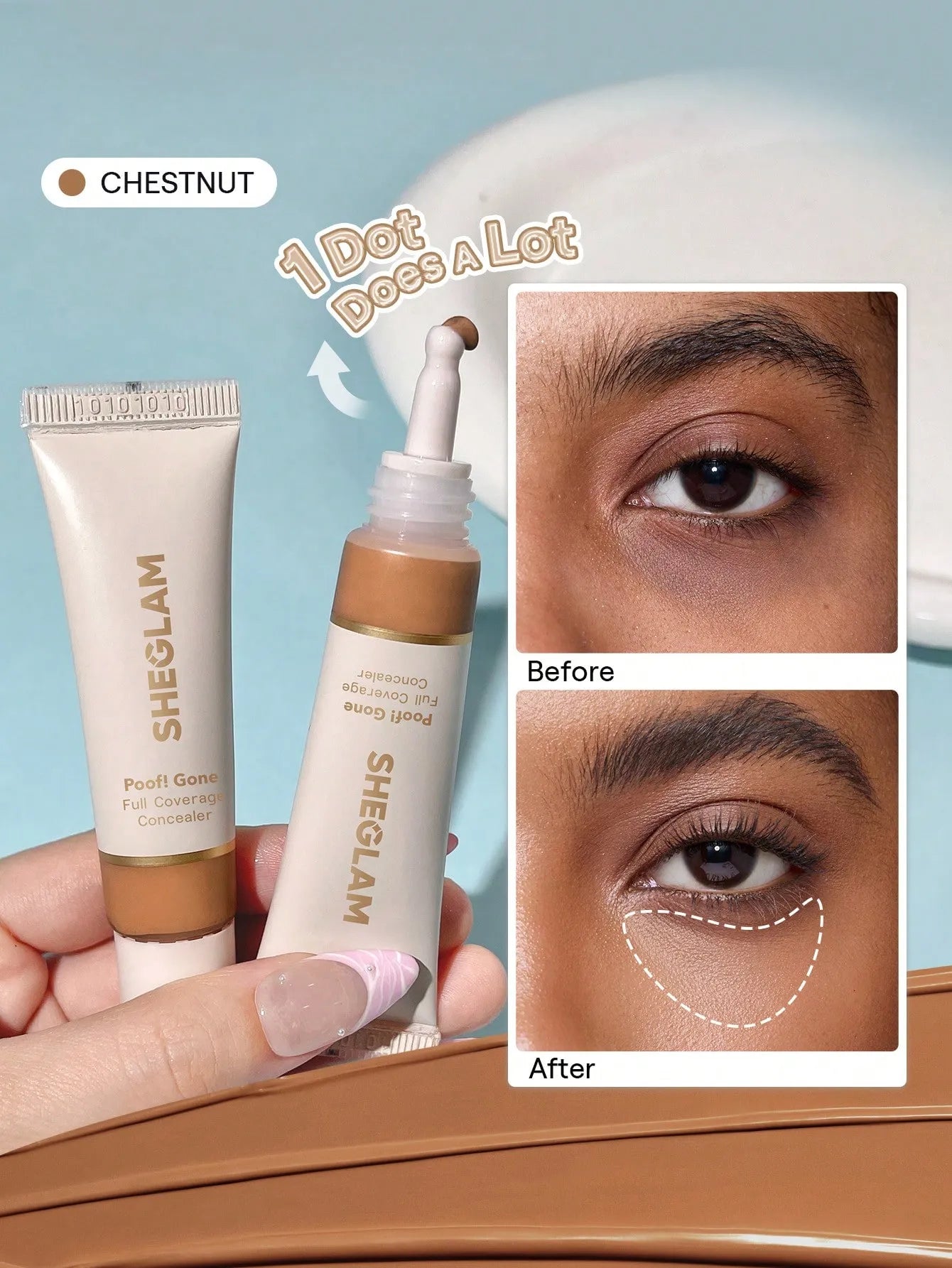 Sheglam - Poof! Gone Full Coverage Concealer