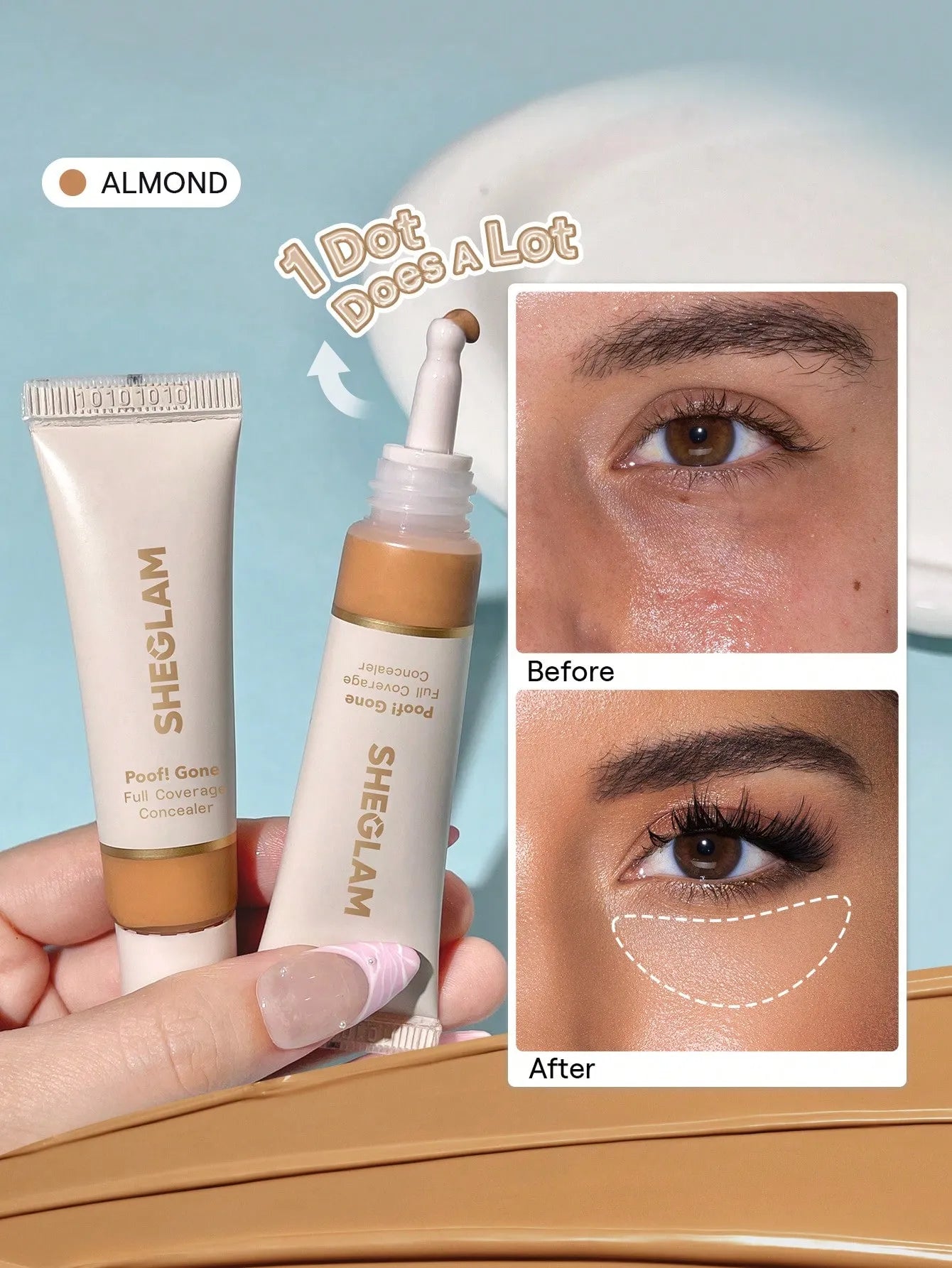 Sheglam - Poof! Gone Full Coverage Concealer