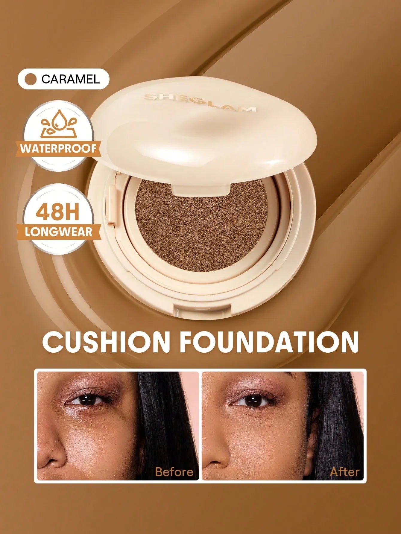 Sheglam - Lock & Go Long-Lasting Cushion Foundation