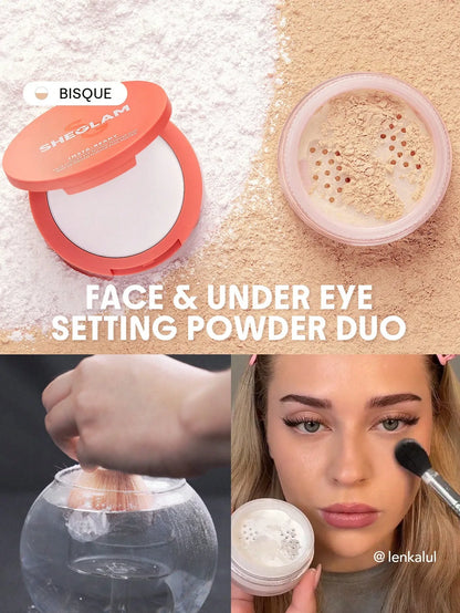 SHEGLAM - Insta-Ready Face & Under Eye Setting Powder Duo