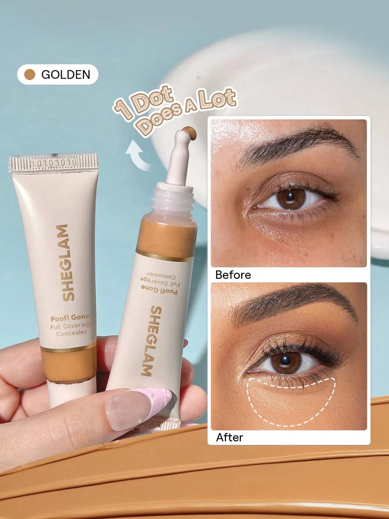 Sheglam - Poof! Gone Full Coverage Concealer