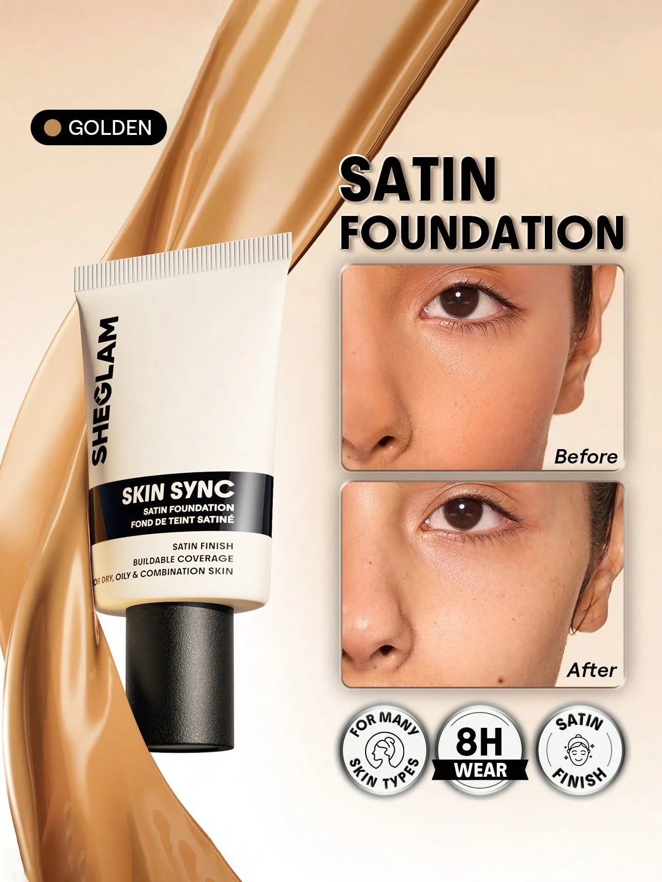 Sheglam - Skin Sync Satin Foundation