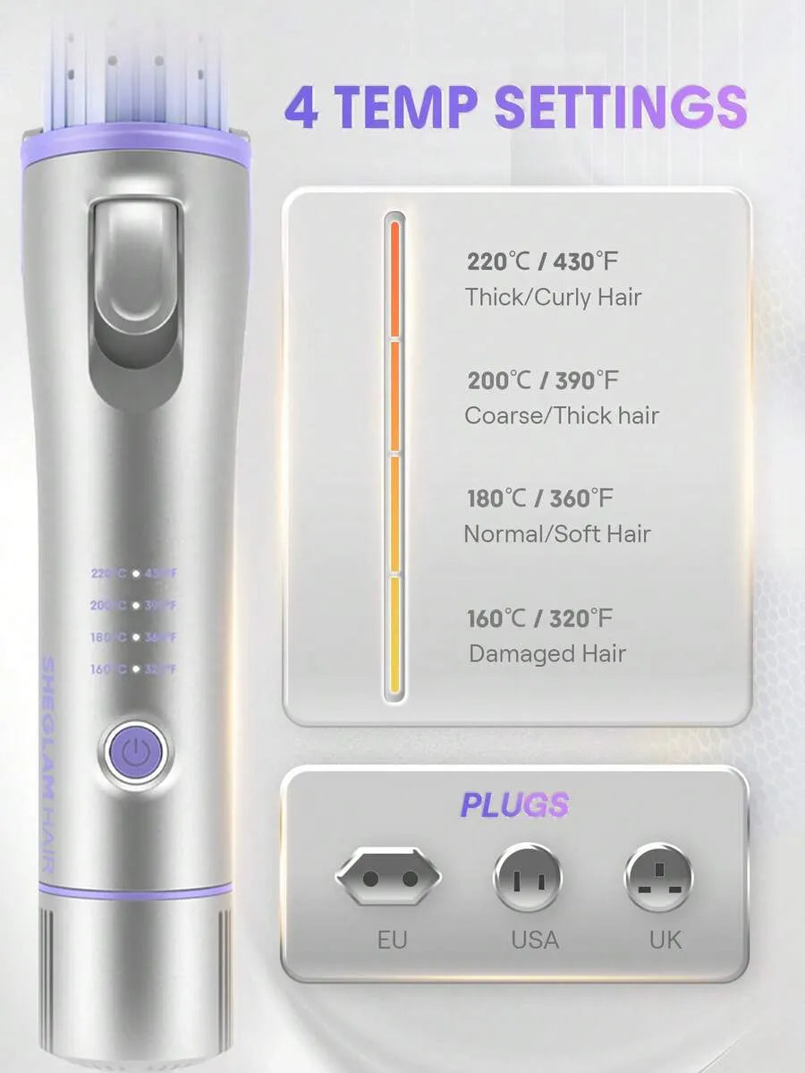 Sheglam - Hair Cool Lock Airflow Styler, 360° Airflow Styler Curling Iron
