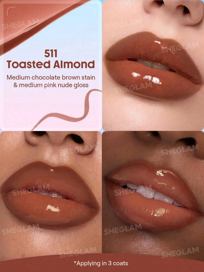 SHEGLAM - Line To Shine Peel-Off Lip Stain & Gloss Duo
