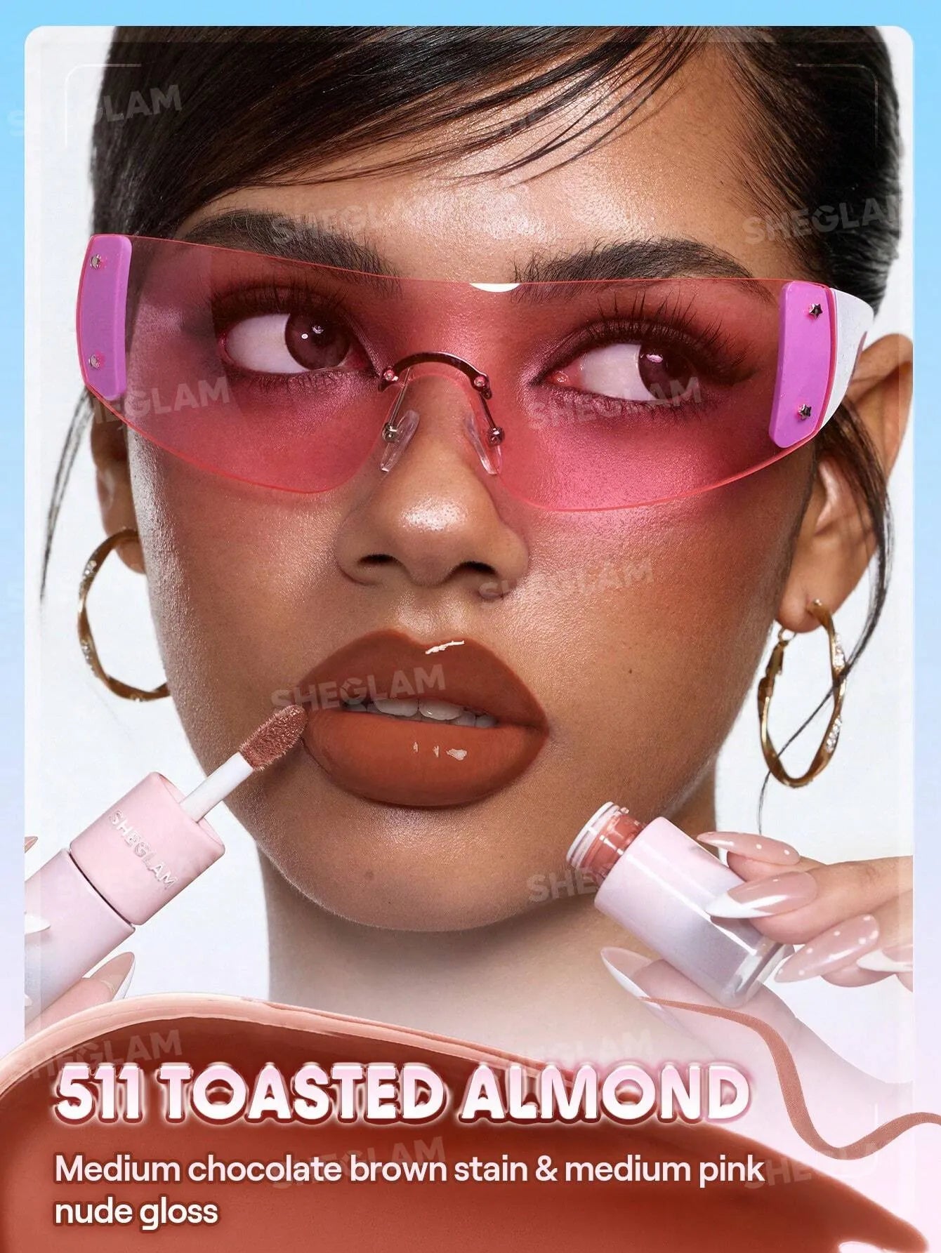 SHEGLAM - Line To Shine Peel-Off Lip Stain & Gloss Duo