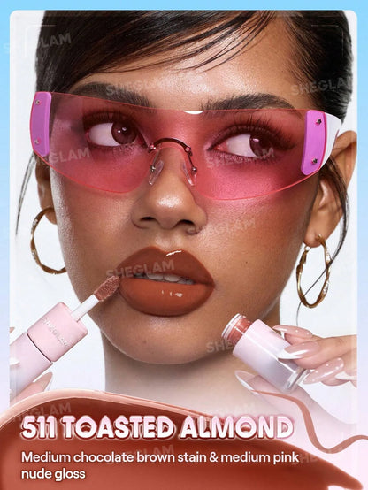 SHEGLAM - Line To Shine Peel-Off Lip Stain & Gloss Duo